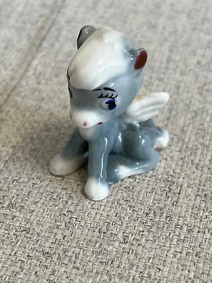 Baby Pegasus Wing Rare WADE Whimsies Walt Disney Hatbox Collectible Dog Figurine • £9