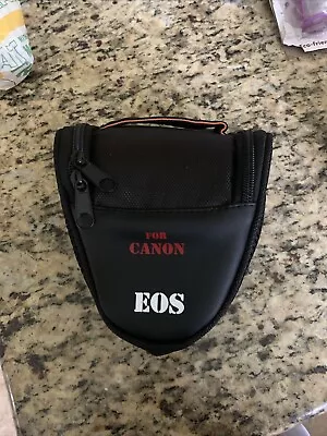Canon EOS Black Nylon Camera Bag With Shoulder Strap • $23.99