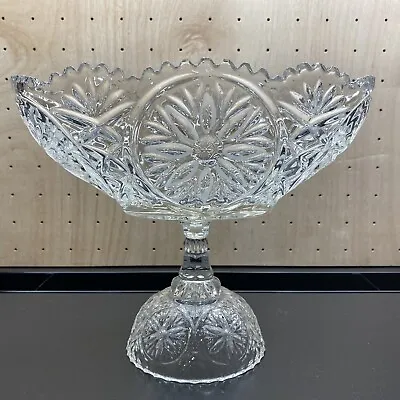 Lead Kristal Zajecar Oval Compote Fruit Bowl Zajecar Yugoslavia 24% Lead Crystal • $92.40