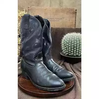 Masterson Men - Size 8EW - Black Cowboy Boots Style RB915 • $29
