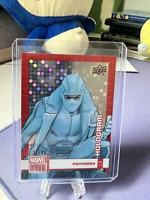 2020-21 Upper Deck Marvel Annual Foil Hologram 31/49 Fantomex #19 Tu6 • $49.99