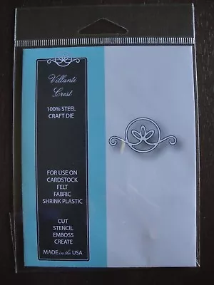 $7.19 • Buy NEW Memory Box Craft Die VILLANTI CREST Style No 98224