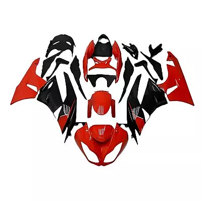 Fairings For Kawasaki Ninja ZX6R ZX600R 2009-2012 Plastic ABS Bodywork Red Black • $377.95