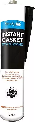 Simply SR-001 Black RTV Silicone Instant Gasket - Temperature Resistant Up To 2 • £10.94