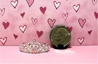 Dollhouse Miniature Crown - 1:6 925 Sterling Silver Princess #5 • $9.99