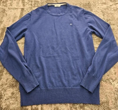 £24.99 • Buy Mens J Lindeberg Merino Wool Jumper Size XL Blue