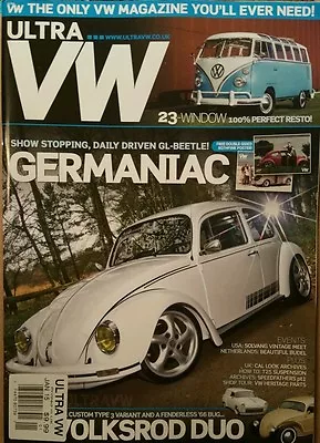 Ultra VW UK Germaniac Volksrod Duo 23 Window Restoration  Jan 2015 FREE SHIPPING • $14.97