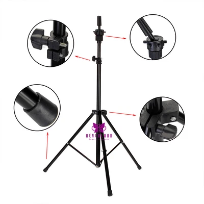 £14.99 • Buy Salon Adjustable Training Head Stand Mannequin Tripod Holder For Hairdressing