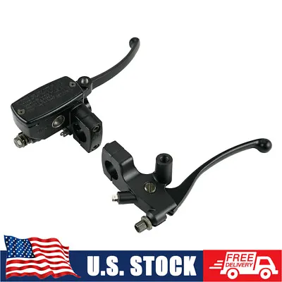 1″ Motorcycle Handlebars Hydraulic Brake Master Cylinder Control & Clutch Lever • $25.49