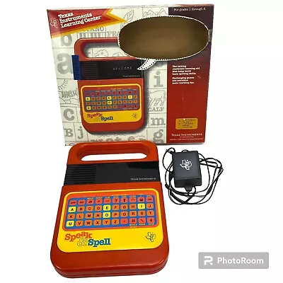 Vintage Speak & Spell By Texas Instruments WORKING Tested 1980 + Box • $74.99