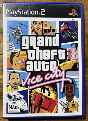 GRAND THEFT AUTO : Vice City  GTA Playstation 2   PS2 PAL • $12.50