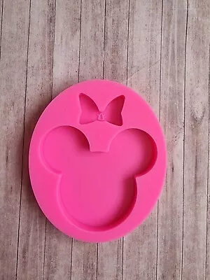 Medium Pink Mickey Mouse Mold For Keyrings Resin Crafts Chocolate  • £6.50