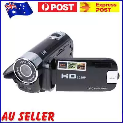 Digital Video Camera Full HD 1080P 32GB 16x Zoom Camcorder DV Camera(Black) • $33.50