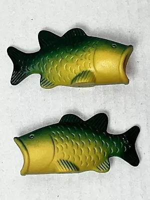 Bass Miniature Dollhouse  Fish Figurine Display  Mantel Cake Topper • $8.99