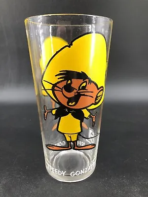 Speedy Gonzales Pepsi Drinking Glass Warner Bros 16 Oz 1973 Vintage Collector • $10