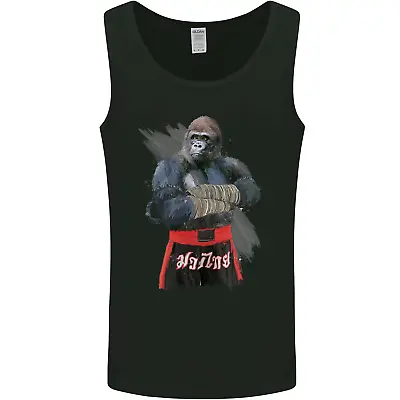 Gorilla Fighter MMA Martial Arts Muay Thai Mens Vest Tank Top • £9.99