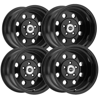 (4) Vision 531 Sport Lite 15x8 5x4.75  +27mm Gloss Black Wheels Rims 15  Inch • $515.96