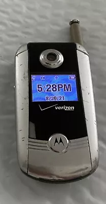 Motorola V710 Silver Verizon  Cellular Flip Cell Phone • $7.99