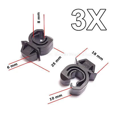 3X Engine Bonnet Support Rod Clips For Opel Vauxhall GM Mitsubishi • $5.59