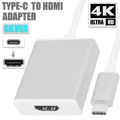 $8.59 • Buy USB 3.1 Type C To HDMI HDTV TV 1080P Converter Adapter Cable Cord