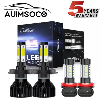 For Mazda 2 Hatchback 4-Door 1.5L 2011-2017 White LED Headlight Fog Light Bulbs • $39.99