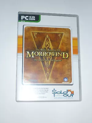 Elder Scrolls III: Morrowind PC 2002 Sold Out RPG Ubisoft Bethesda Fun Video Gam • $9