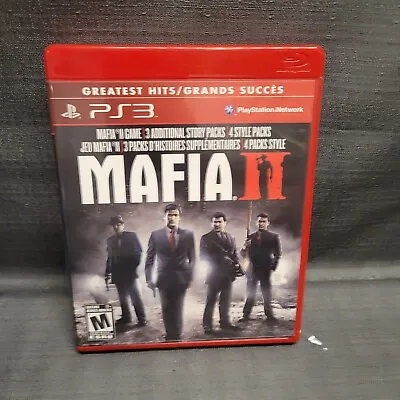 Mafia II Greatest Hits (Sony PlayStation 3 2010) PS3 Video Game • $10