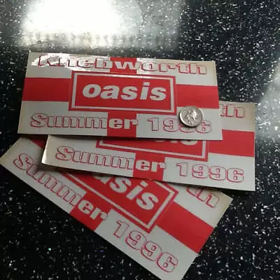 Oasis Knebworth Original Car Window Sticker/clinger • £9.95