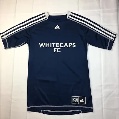 Adidas MLS Vancouver Whitecaps FC Soccer Jersey Kids XL Youth Blue • $11.99