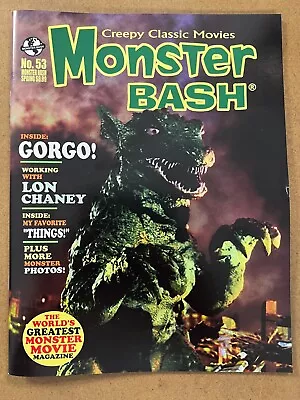 Monster Bash Magazine #53 Spring 2024 (nm) Gorgo! Lon Chaney Horror Movies • $7.19