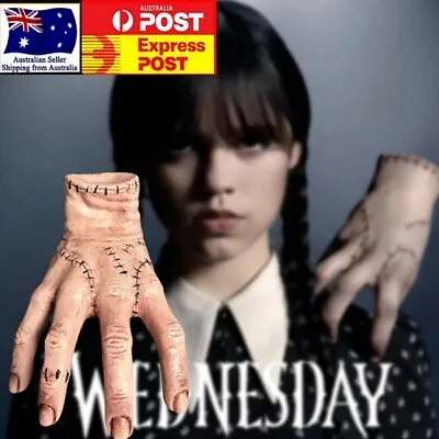 The Addams Family Wednesday Thing Hand Ornament Latex Figurine Toy Horror Prop • $14.58