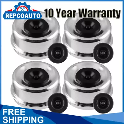 4pcs For Most 7000 To 8000 Pound 2.72  Trailer Axles Grease Caps • $17.99