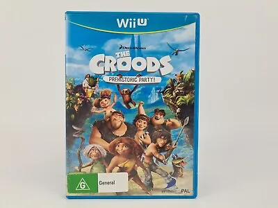 **CHEAPEST ON EBAY** The Croods: Prehistoric Party Nintendo Wii U - Complete  • $129.99