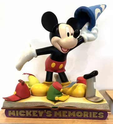 Rare Htf Disney Mickey's Memories Big Fig 22  Figurine Statue Read About Issues • $899.99