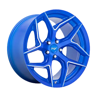 20x9 Niche M268 Torsion Anodized Blue Milled Wheel 5x120 (35mm) • $475