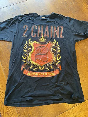 2 Chainz Based On A T.R.U. Story Rap Black Graphic T-Shirt Sz XL • $70.78