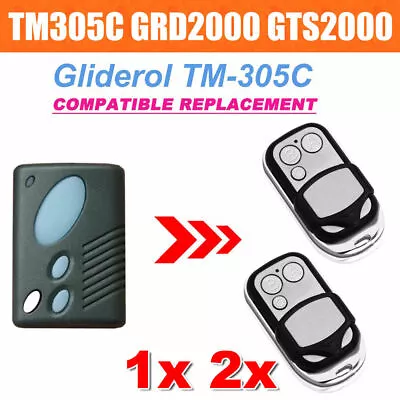 Gliderol TM305C GRD2000 GTS2000 Garage Door Roller Remote Control Replacement • $28.63