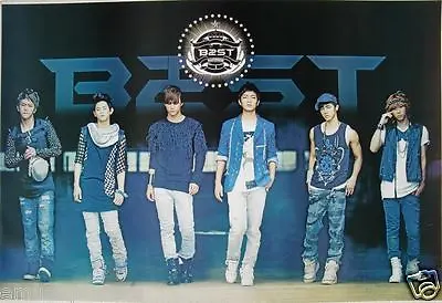 B2ST  BAND & GIANT LOGO  ASIAN POSTER - Korean Boy Band K-Pop Dance R&B Music • $17.31