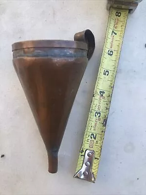 Vintage Copper Funnel. Still Piece? Moonshine?  Would Be Good For Cooking. Small • $24.99