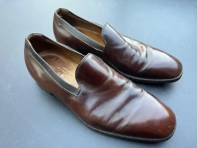 Alan McAfee Vintage Brown Dress Shoes Made In England Size 10 Leather • $34.99