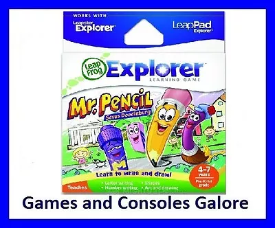 NEW!! LeapPad Platinum Ultra Game Mr. Pencil Saves Doodleburg Leap Pad • $28.99