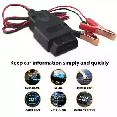 Professional OBD2 Car Computer ECU Memory Saver Car Battery Replacement Tool • $11.99