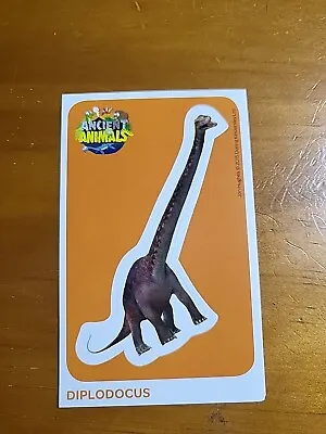 Woolworths Ancient Animals Sticker🏆DIPLODOCUS🏆FREE POST • $2.50