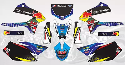 599 Motocross Mx Graphics Decals Stickers For Kawasaki Klx250 D-tracker • $89