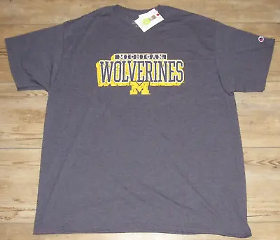 Michigan Wolverines Champion Athletics Vintage T-shirt Shirt Size Men's 2XL • $14.44