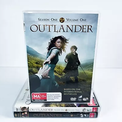 Outlander Complete Seasons 1-2 (DVD 2014) Sam Heughan Sophie Skelton Series 1 2 • $16.99