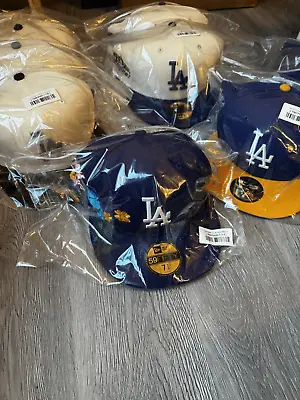 Los Angeles Fitted Cap 59FIFTY NEW ERA Fitted Cap LA Rams Dodgers • $34.95