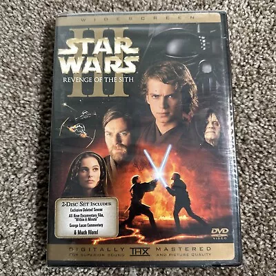 Star Wars: Episode III - Revenge Of The Sith DVD Widescreen 2-Disc Set Sealed • $7.99