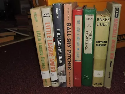 Vintage Young Adult Baseball Novels Lot Of 8 Hardcovers Bishop/Gault/Tunis + • $29.99