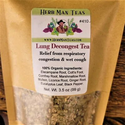 LUNG DECONGEST TEA -Breath Better!  Proven To Clear Lung Congestion & Mucus • $18.45